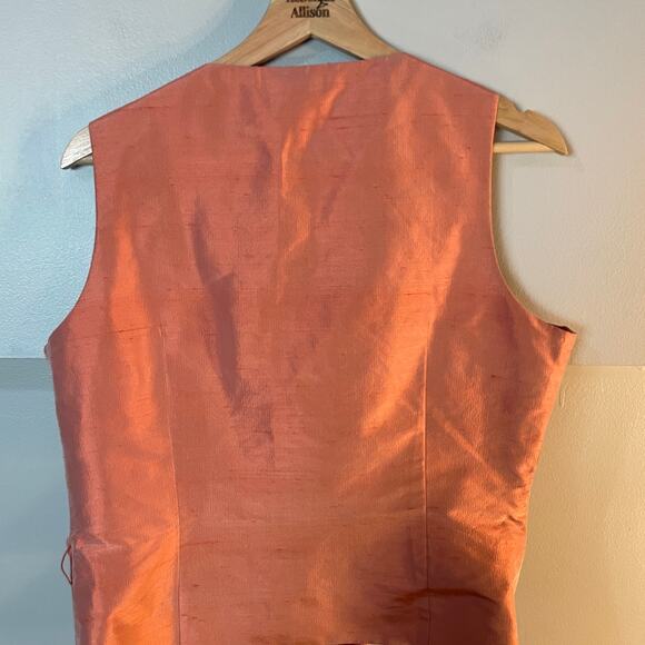 Lafayette 148 SET Silk Shantung Pleated Kareem Skirt & Tie Top SIZE 12 EUC - Picture 15 of 15